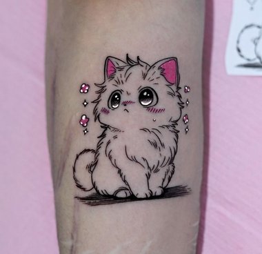 Katze Tattoo