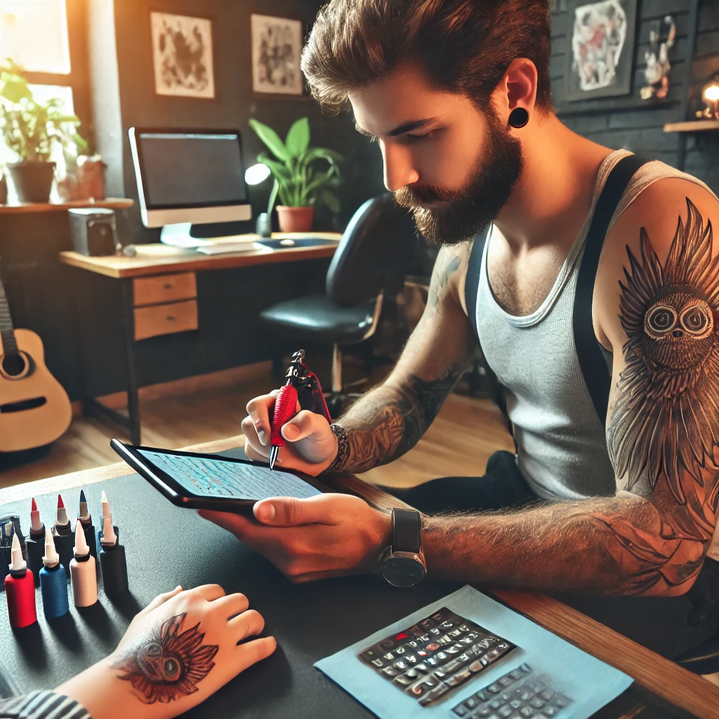 Kostenkalkulation von Tattoos